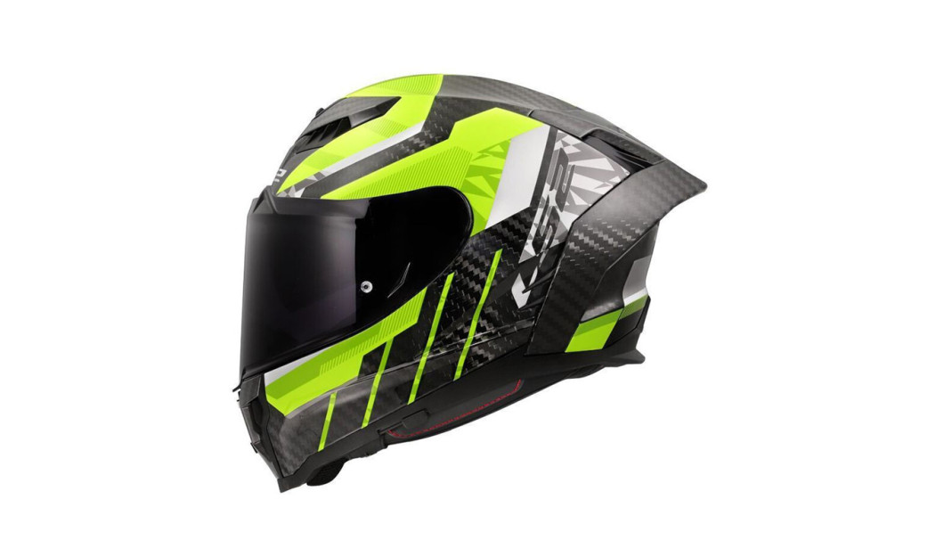 LS2 FF807 DRAGON ΚΡΑΝΟΣ FULL FACE TRAX H-VIS YELLOW