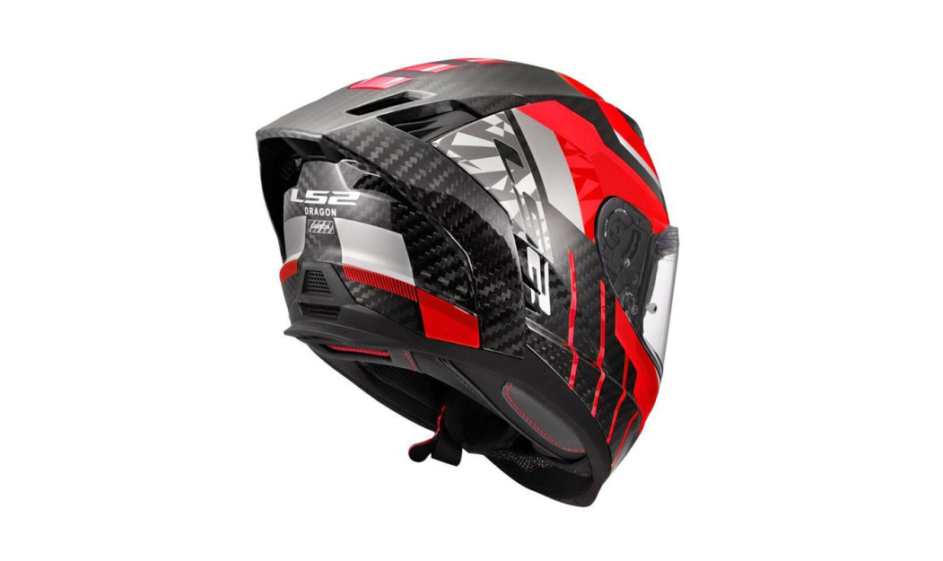 LS2 FF807 DRAGON ΚΡΑΝΟΣ FULL FACE TRAX RED