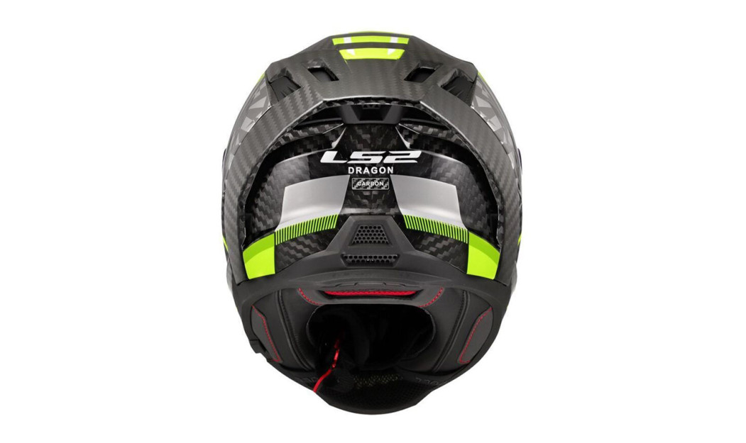 LS2 FF807 DRAGON ΚΡΑΝΟΣ FULL FACE TRAX H-VIS YELLOW
