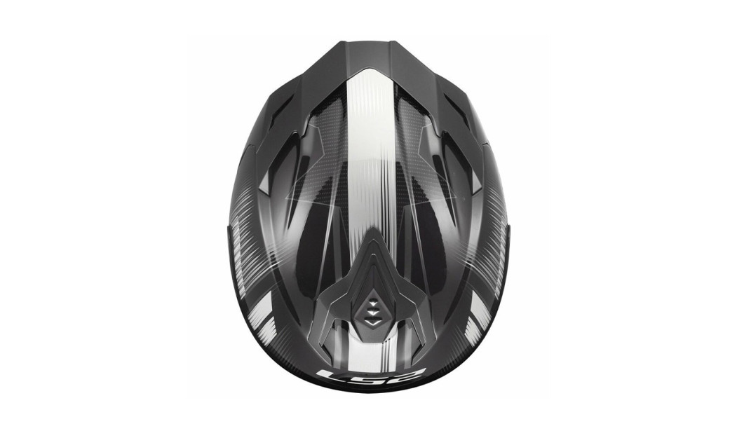 LS2 CHALLENGER II FF817 ΚΡΑΝΟΣ FULL FACE NITRO BLACK GREY