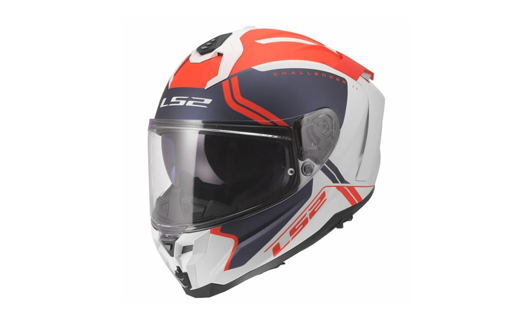 LS2 CHALLENGER II FF817 ΚΡΑΝΟΣ FULL FACE TITAN WHITE BLUE RED