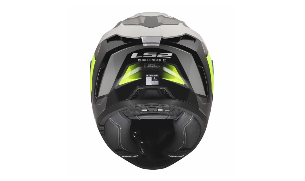 LS2 CHALLENGER II FF817 ΚΡΑΝΟΣ FULL FACE VIPER GREY H-V YELLOW