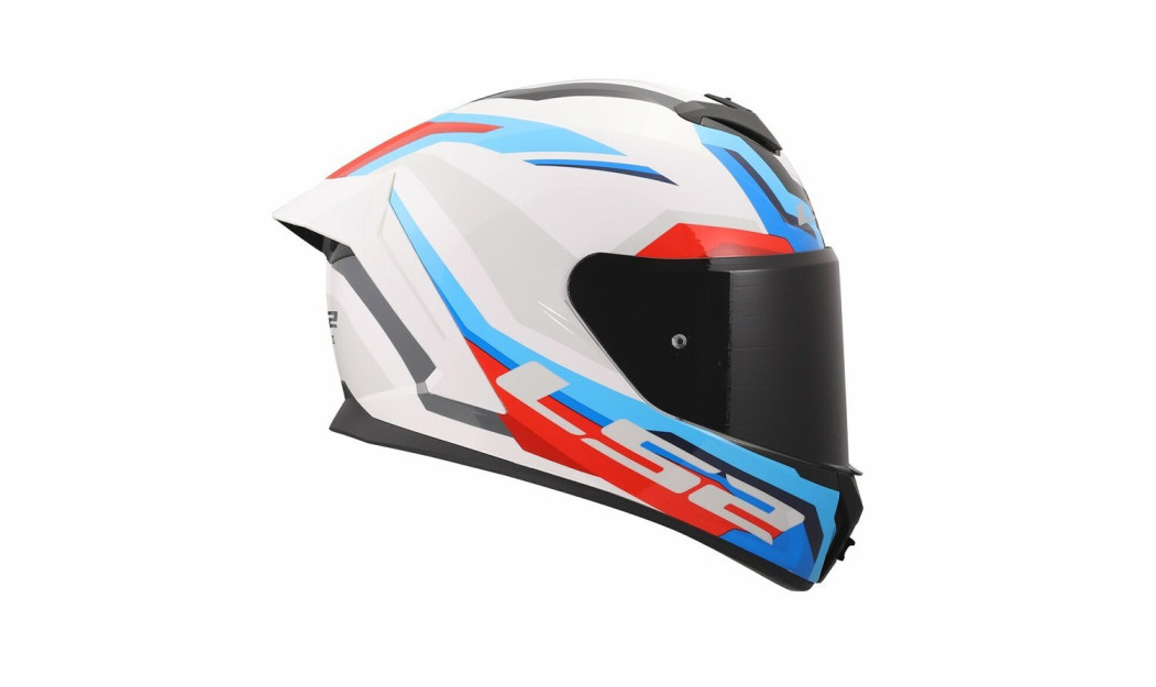 LS2 RAPID III HYPER FF820 ΚΡΑΝΟΣ FULL FACE BLUE RED WHITE