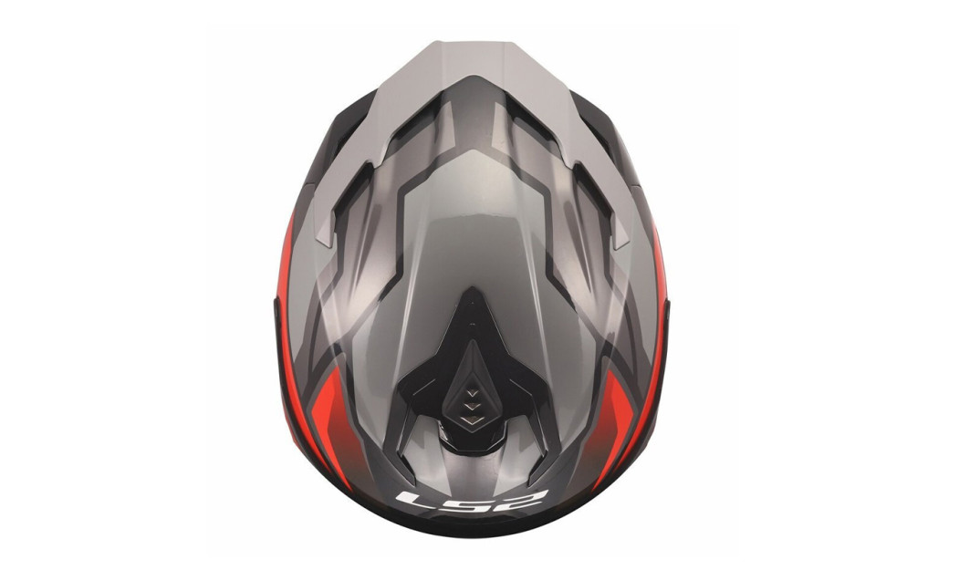 LS2 CHALLENGER II FF817 ΚΡΑΝΟΣ FULL FACE VIPER GREY RED