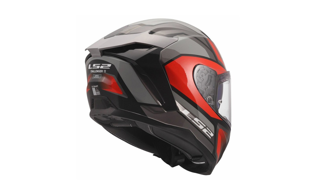 LS2 CHALLENGER II FF817 ΚΡΑΝΟΣ FULL FACE VIPER GREY RED