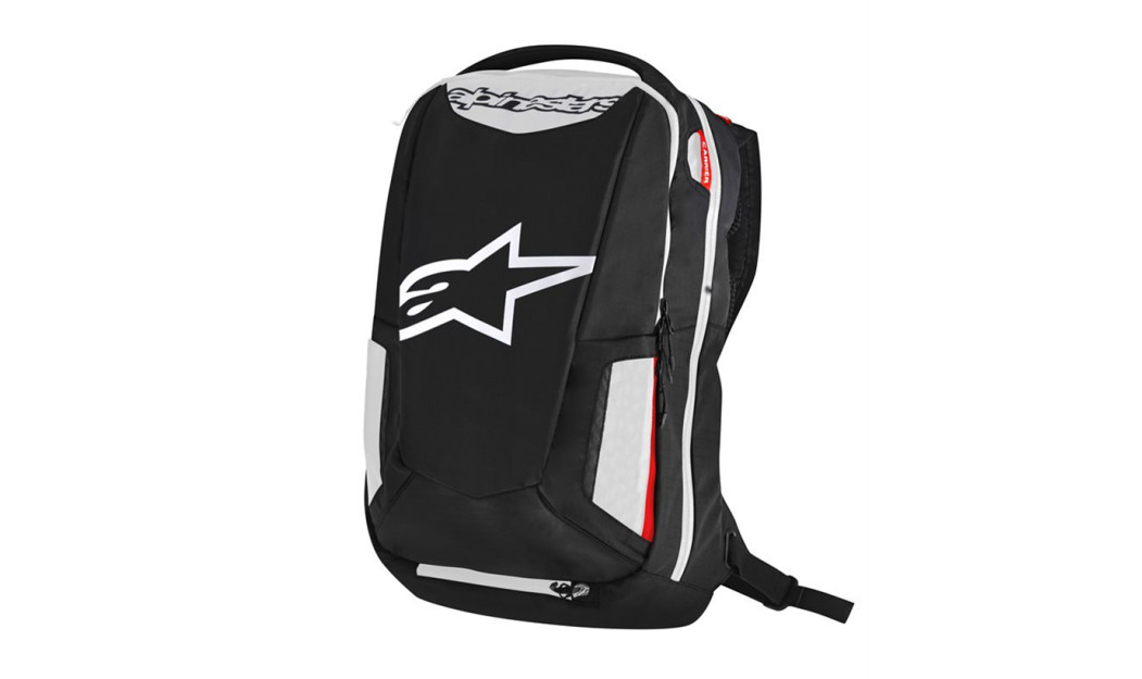 ALPINESTARS CITY HUNTER ΣΑΚΙΔΙΟ ΠΛΑΤΗΣ BLACK/WHITE/RED