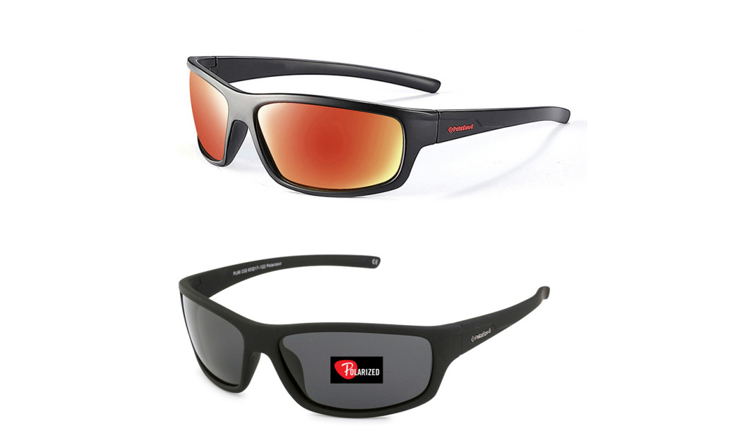 ΓΥΑΛΙΑ ΗΛΙΟΥ POLAREYE 1+1 ΔΩΡΟ PL66 BLACK & ORANGE POLARIZED