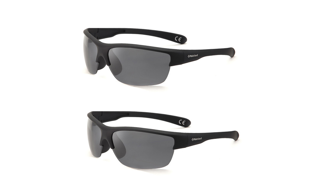 POLAREYE ΠΟΛΩΤΙΚΑ ΓΥΑΛΙΑ ΗΛΙΟΥ SPORT AERO BLACK 1 +1 ΔΩΡΟ 