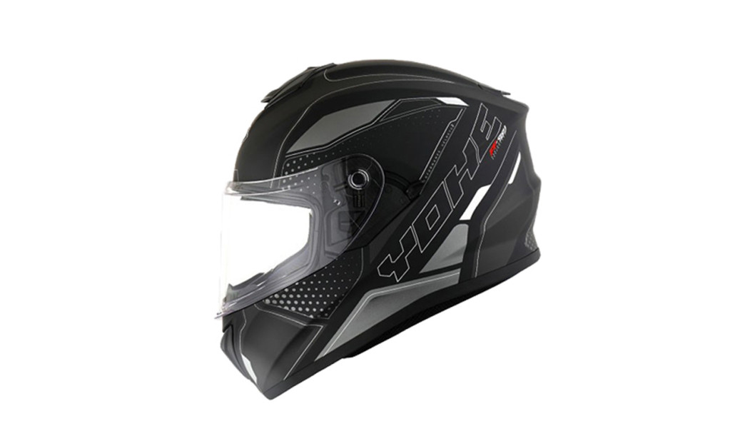 YOHE 981 SV G04 ΚΡΑΝΟΣ FULL FACE BLACK-GREY WHITE MATT