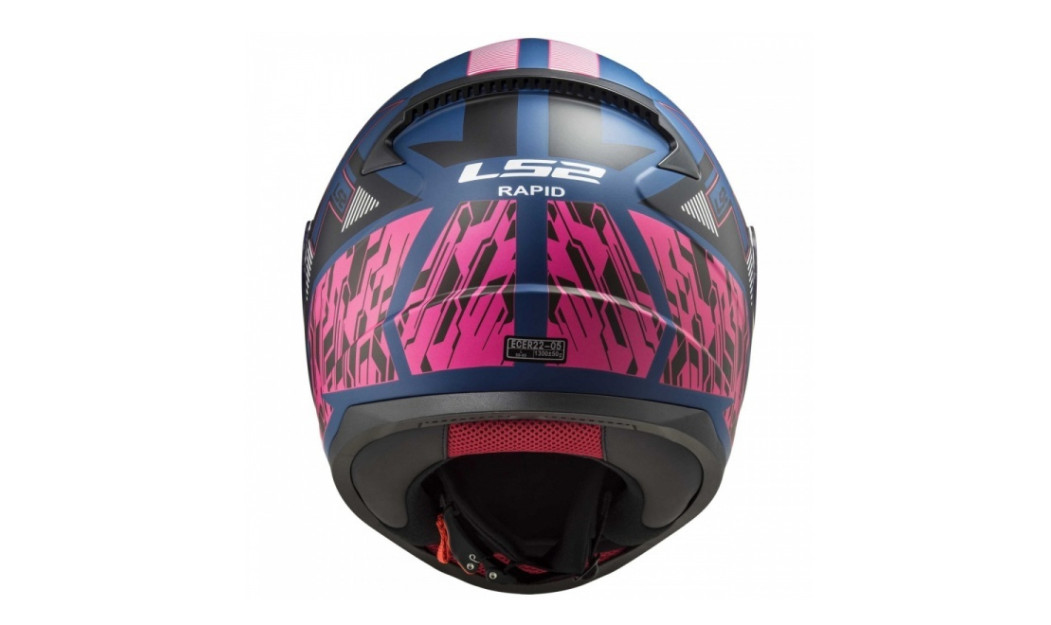 LS2 RAPID II XTREET ΚΡΑΝΟΣ FULL FACE MATT BLUE PURPLE