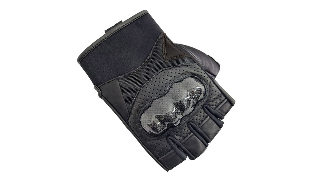 AGVPRO VEND ΓΑΝΤΙΑ ΔΕΡΜΑΤΙΝΑ ΜΕ ΚΟΜΜΕΝΑ ΔΑΧΤΥΛΑ CARBON BLACK