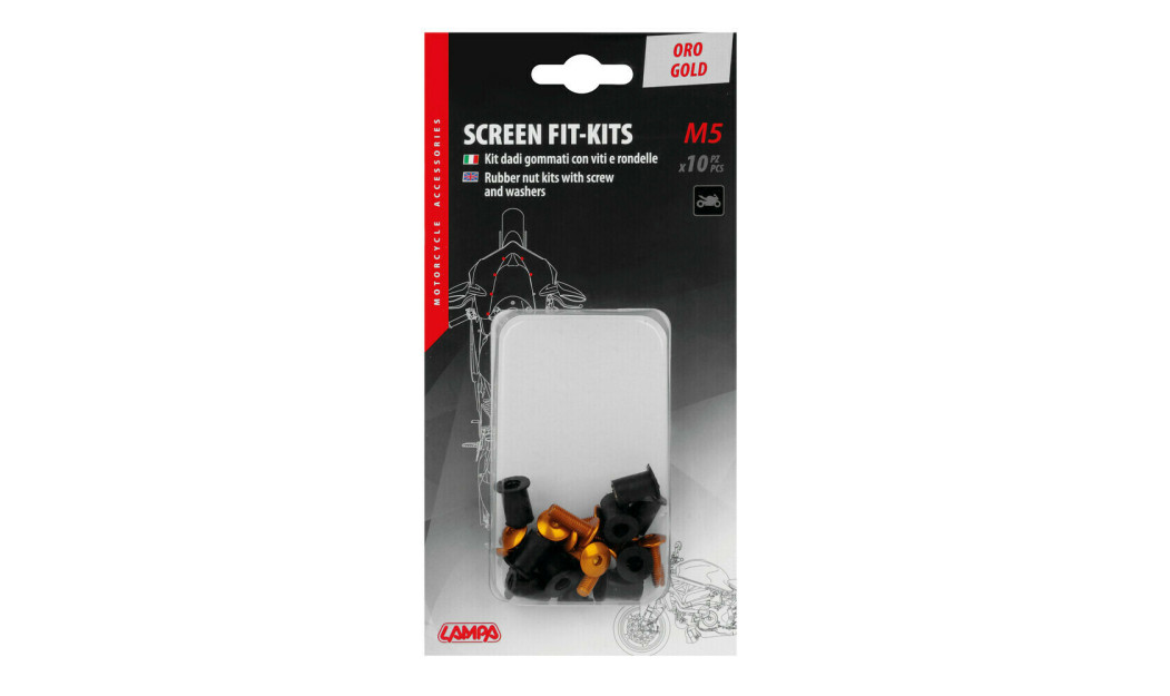 LAMPA ΚΙΤ ΤΟΠΟΘΕΤΗΣΗΣ FAIRINGS 10 ΤΜΧ ΧΡΥΣΟ  