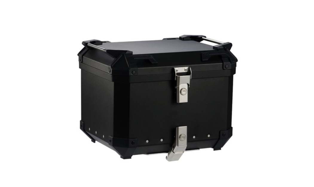 COOCASE ΚΕΝΤΡΙΚΗ ΒΑΛΙΤΣΑ ΑΛΟΥΜΙΝΙΟΥ TOP CASE 45L BRUSHED SERIES BLACK Q1