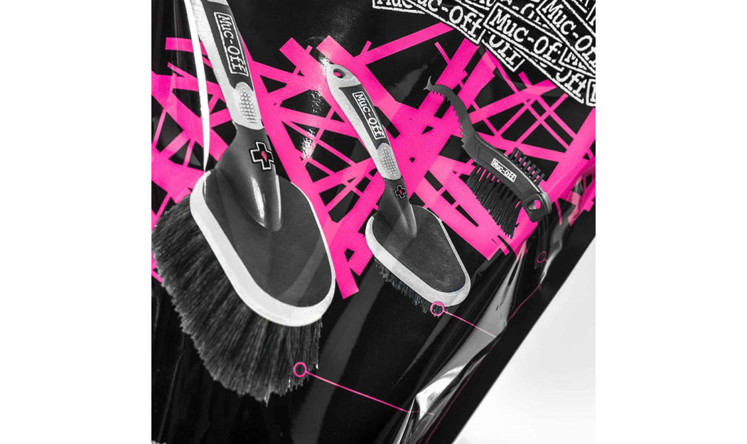 MUC-OFF 3X PREMIUM BRUSH ΒΟΥΡΤΣΕΣ ΚΑΘΑΡΙΣΜΟΥ SET 
