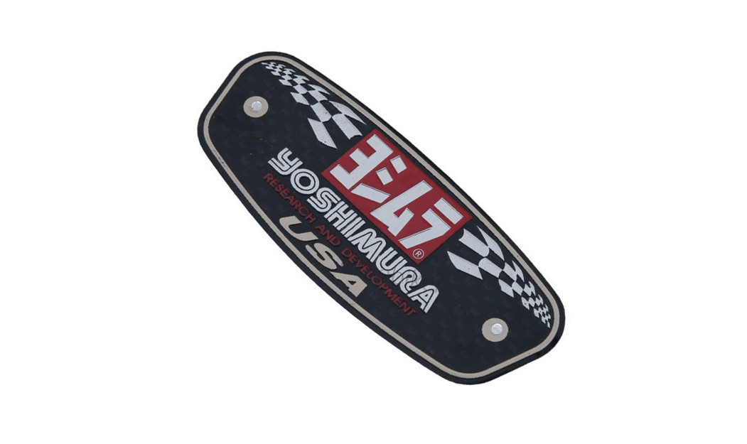 YOSHIMURA USA ΜΕΤΑΛΛΙΚΟ ΑΥΤΟΚΟΛΛΗΤΟ ΣΗΜΑ ΑΛΟΥΜΙΝΙΟΥ 
