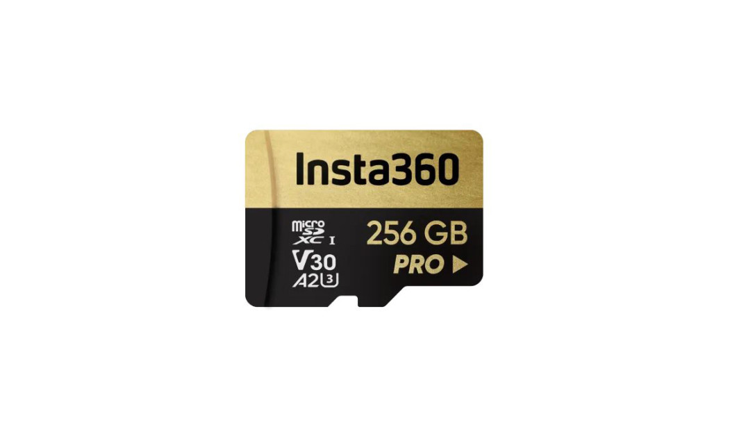 ΚΑΡΤΑ ΜΝΗΜΗΣ INSTA360 MICROSD MEMORY CARD 256GB V30, A2, 90MB/S 8K