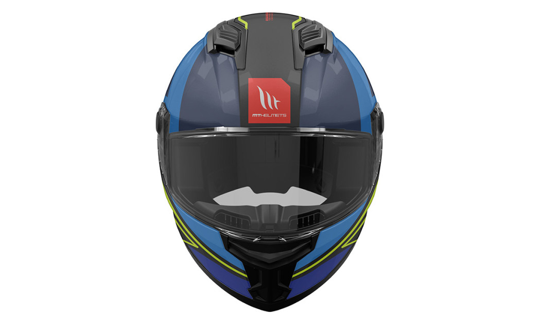 MT STINGER 2 POUN B6 ΚΡΑΝΟΣ FULL FACE BLACK/ BLUE MATT