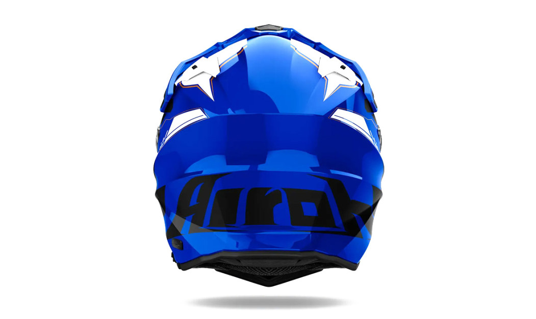 AIROH COMMANDER II REVEAL ΚΡΑΝΟΣ FULL FACE ENDURO GLOSS BLUE WHITE