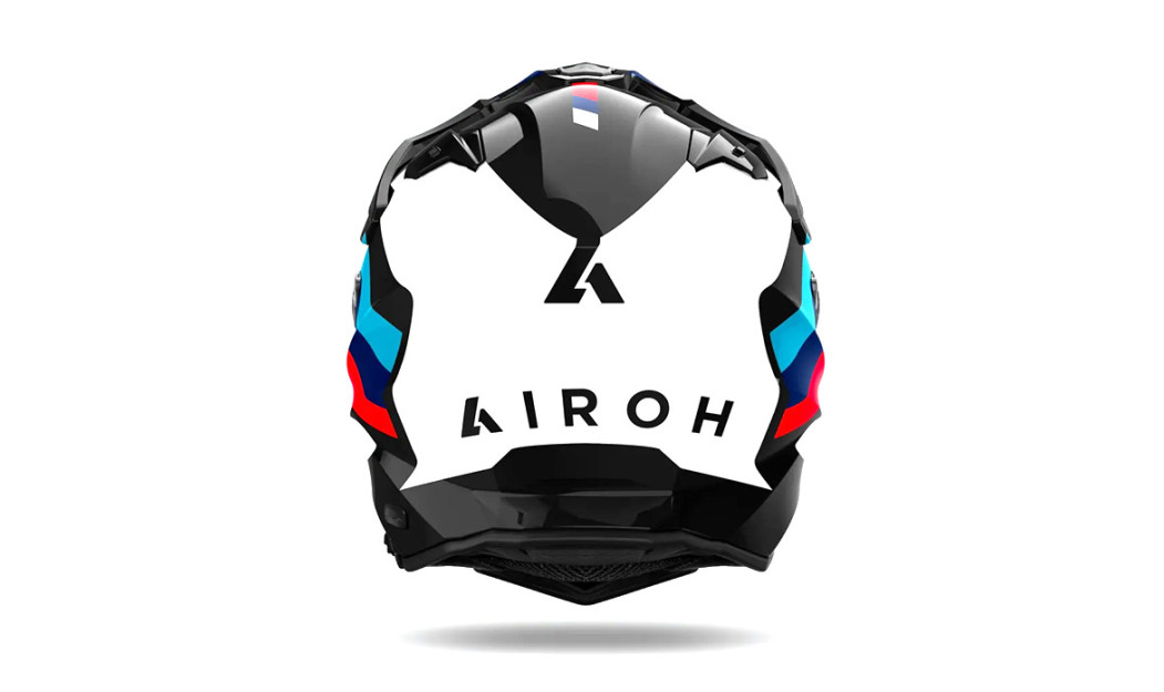 AIROH COMMANDER II DOOM ΚΡΑΝΟΣ FULL FACE ENDURO GLOSS BLACK RED BLUE