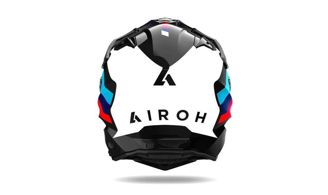 ΚΡΑΝΟΣ FULL FACE ENDURO AIROH COMMANDER II DOOM GLOSS BLACK RED BLUE