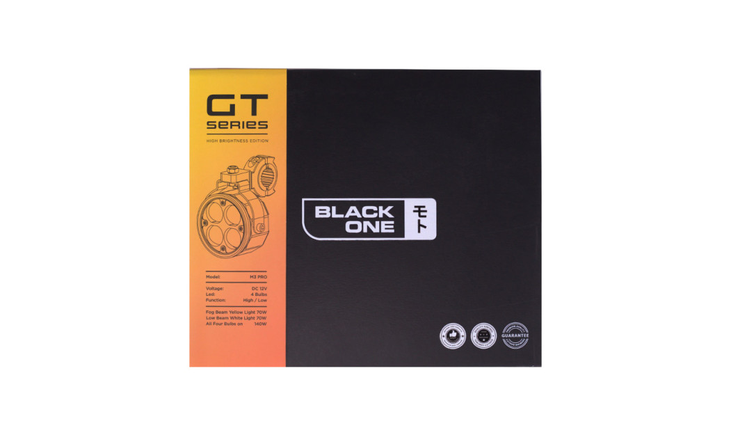 BLACK ONE M3 PRO 4 ΠΡΟΒΟΛΑΚΙΑ ΜΗΧΑΝΗΣ ΑΛΟΥΜΙΝΙΟΥ LED 70W - 140W 