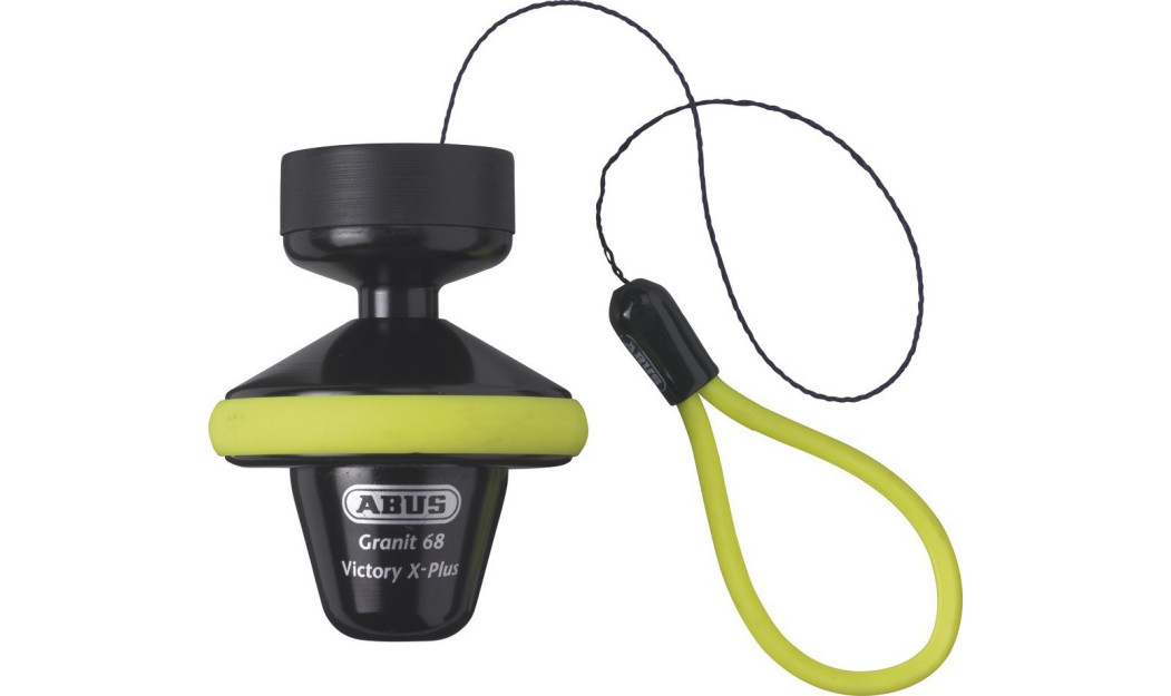 ABUS GRANIT VICTORY X PLUS ROLL UP 68 ΚΛΕΙΔΑΡΙΑ ΔΙΣΚΟΦΡΕΝΟΥ BLACK/YELLOW
