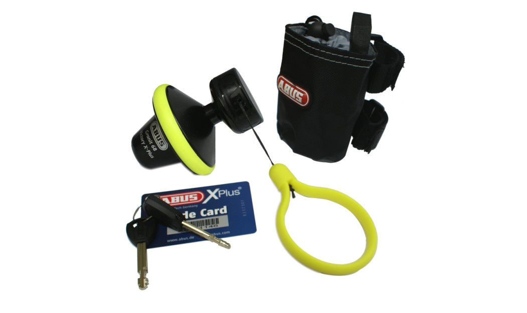 ABUS GRANIT VICTORY X PLUS ROLL UP 68 ΚΛΕΙΔΑΡΙΑ ΔΙΣΚΟΦΡΕΝΟΥ BLACK/YELLOW