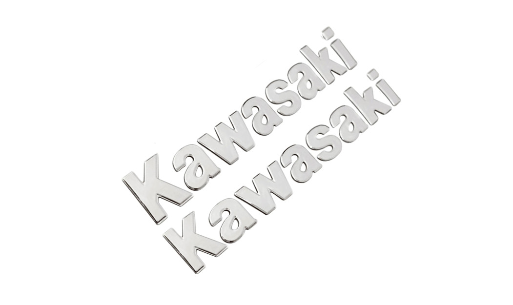 KAWASAKI ΑΥΤΟΚΟΛΛΗΤΟ ΣΗΜΑ 3D 2 ΤΕΜ. ΑΣΗΜΙ 