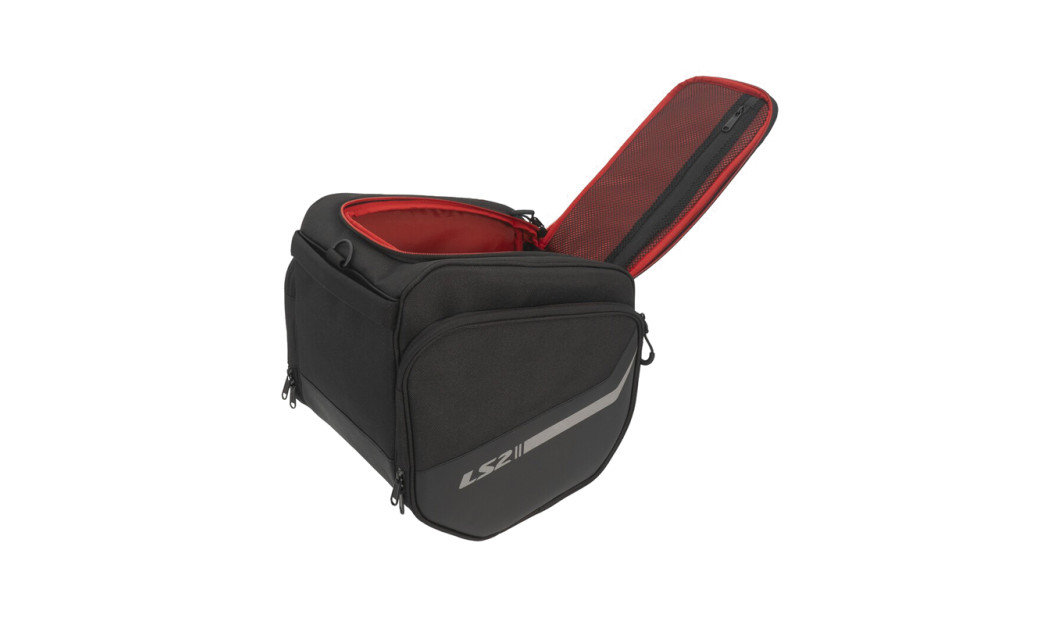 LS2 FREEDOM ΤΣΑΝΤΑ SCOOTER TUNNEL BAG 15L BLACK