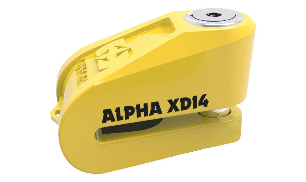 OXFORD ALPHA XD14 DISC LOCK ΚΛΕΙΔΑΡΙΑ ΔΙΣΚΟΦΡΕΝΟΥ LK276 14MM YELLOW