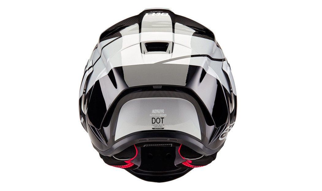 ALPINESTARS SUPERTECH ELEMENT R10 ΚΡΑΝΟΣ FULL FACE SILVER/CARBON/BLACK