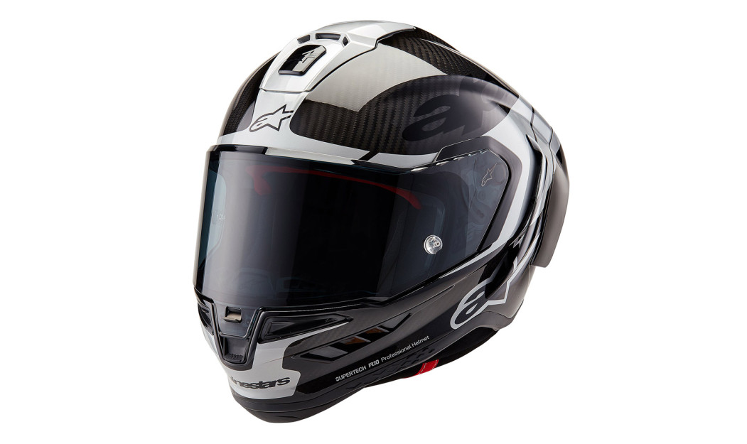 ALPINESTARS SUPERTECH ELEMENT R10 ΚΡΑΝΟΣ FULL FACE SILVER/CARBON/BLACK