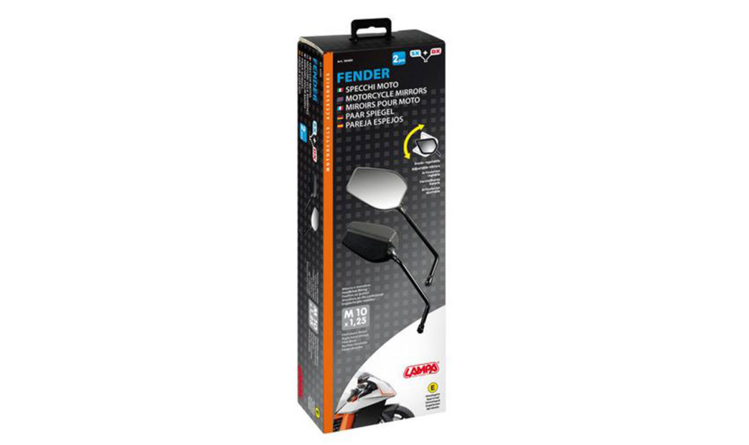 LAMPA FENDER ΚΑΘΡΕΠΤΕΣ CARBON 10 x 1,25 90489
