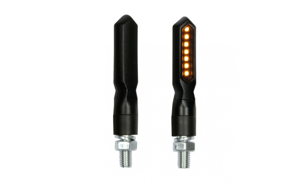 LAMPA PIERCER SQ LED SMD ΦΛΑΣ ΜΗΧΑΝΗΣ 12V 75x15MMΜ ΜΑΥΡΑ 