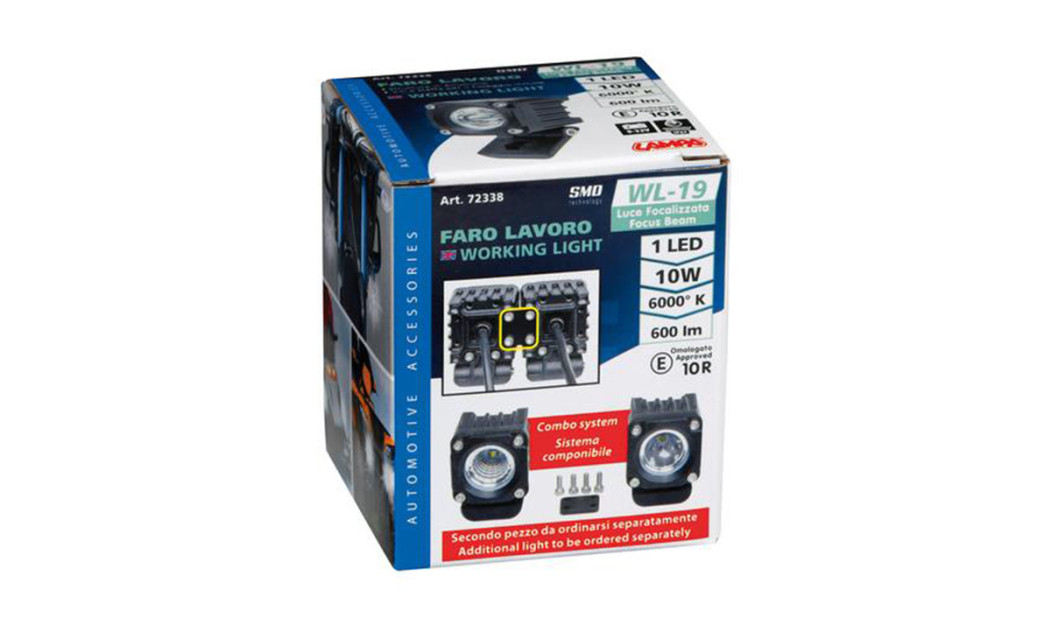 LAMPA FOCUS BEAM WL-19 10W 9-32V ΠΡΟΒΟΛΕΑΣ LED 600LM
