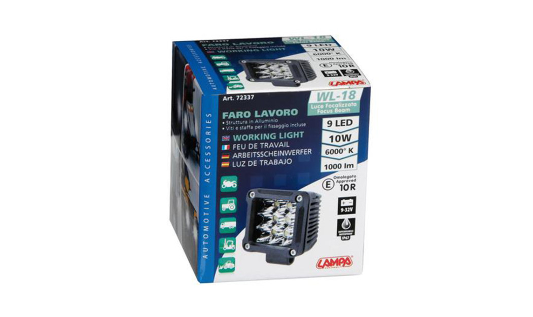 LAMPA WL-18 ΠΡΟΒΟΛΕΑΣ LED 10W 9-32V 1000LM