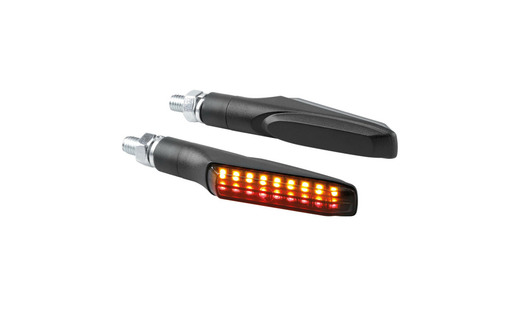 LAMPA VICTORY ΠΙΣΩ ΦΛΑΣ ΜΗΧΑΝΗΣ 12V SMD LED (ΘΕΣΕΩΣ /ΦΛΑΣ/ΣΤΟΠ) 91x15MM ΜΑΥΡΟ 