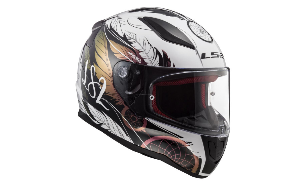 LS2 RAPID II FF353 BOHO ΚΡΑΝΟΣ FULL FACE WHITE BLACK PINK 