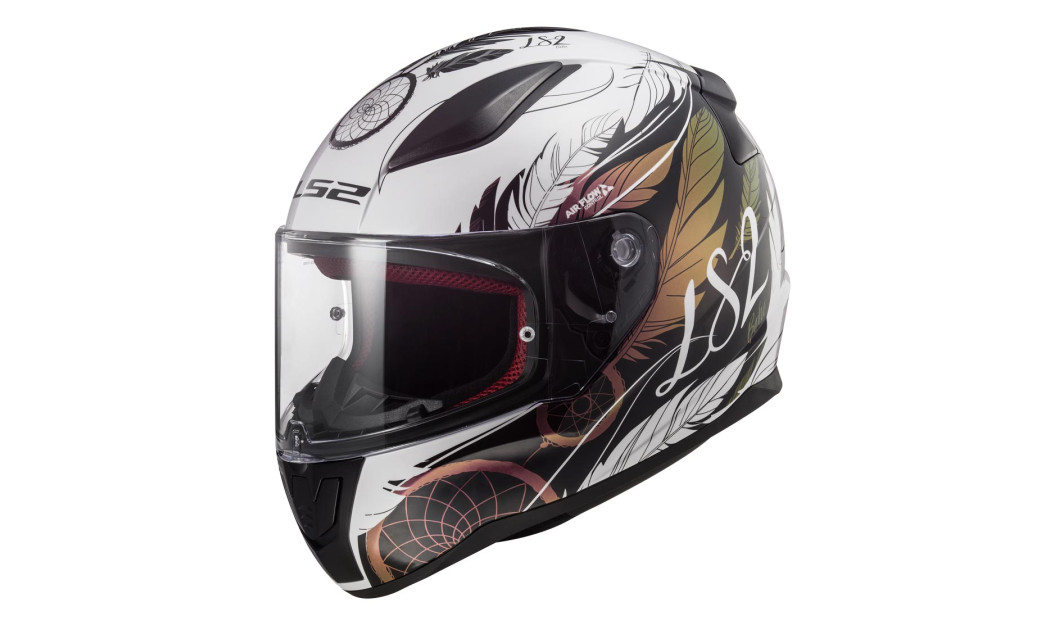 LS2 RAPID II FF353 BOHO ΚΡΑΝΟΣ FULL FACE WHITE BLACK PINK 