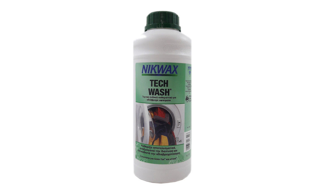 NIKWAX TECH WASH ΣΑΜΠΟΥΑΝ ΚΑΘΑΡΙΣΤΙΚΟ 1L