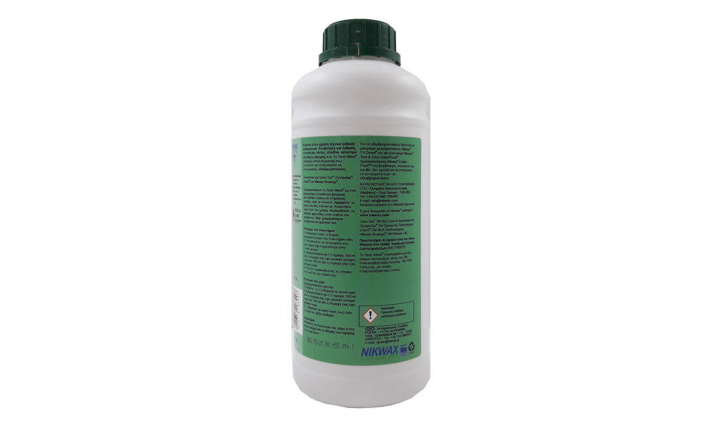 NIKWAX TECH WASH ΣΑΜΠΟΥΑΝ ΚΑΘΑΡΙΣΤΙΚΟ 1L