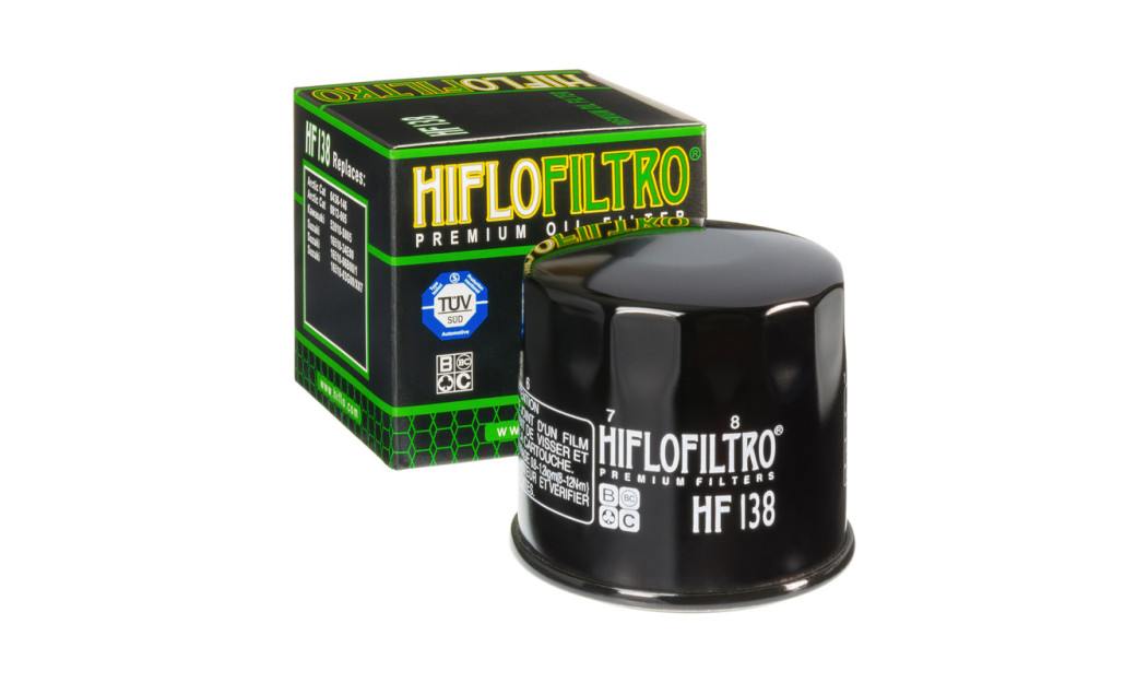HIFLOFILTRO HF138 ΦΙΛΤΡΟ ΛΑΔΙΟΥ APRILIA/ KAWASAKI/ SUZUKI 