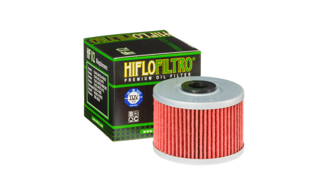 HIFLOFILTRO HF112 ΦΙΛΤΡΟ ΛΑΔΙΟΥ HONDA/ KAWASAKI/ MODENAS/ SUZUKI 