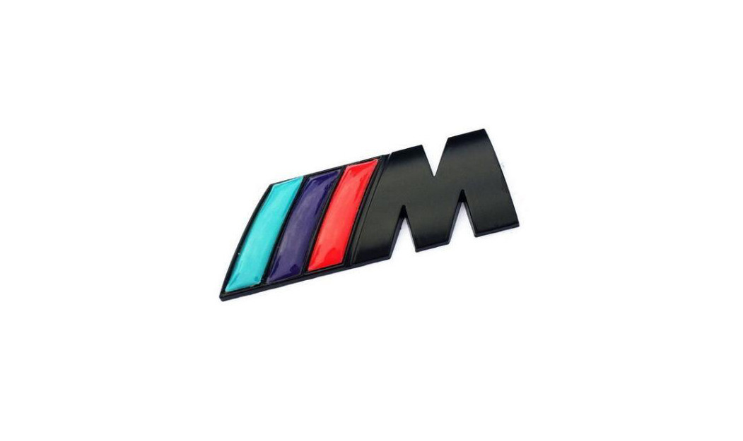 M FOR BMW ΜΕΤΑΛΛΙΚΟ ΑΥΤΟΚΟΛΛΗΤΟ ΣΗΜΑ ΑΛΟΥΜΙΝΙΟΥ 