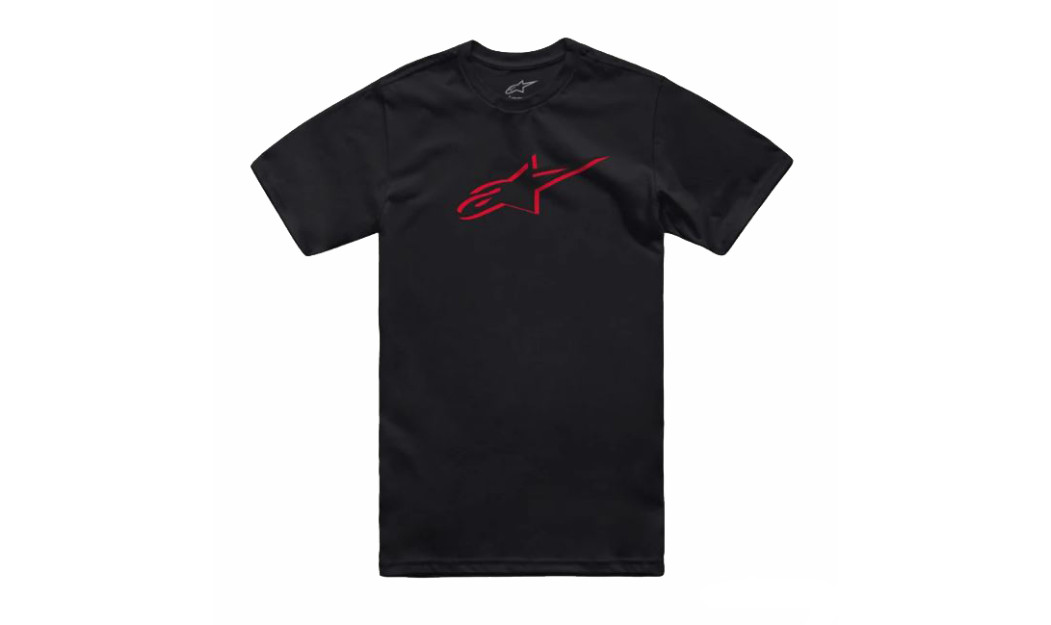 T-SHIRT ALPINESTARS AGELESS SHADOW CSF BLACK/ RED