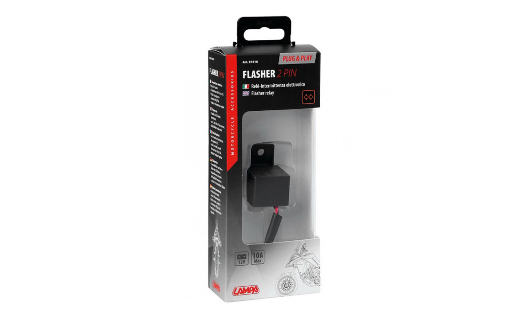 LAMPA 10A ΦΛΑΣΕΡ ΗΛΕΚΤΡΟΝΙΚΟ ΓΙΑ LED 12V MAX 2 PIN