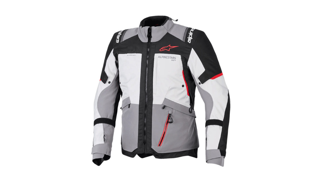ALPINESTARS ANDES V4 DRYSTAR ΜΠΟΥΦΑΝ ΜΗΧΑΝΗΣ ΧΕΙΜΕΡΙΝΟ ΓΚΡΙ/ ΚΟΚΚΙΝΟ/ ΜΑΥΡΟ