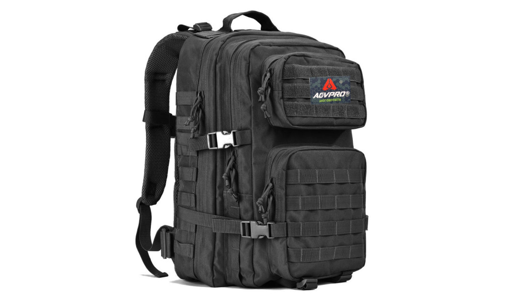 AGVPRO GVR24252 TACTICAL ΣΑΚΙΔΙΟ ΠΛΑΤΗΣ 45L BLACK 