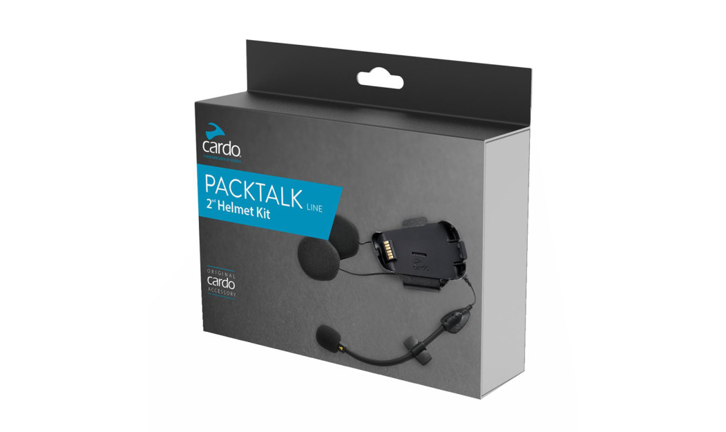 ΚΙΤ ΔΕΥΤΕΡΟΥ ΚΡΑΝΟΥΣ CARDO PACKTALK BOLD/BLK/SLIM ΧΩΡΙΣ JBL