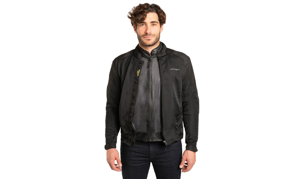 AGVPRO URBANRIDE ΚΑΛΟΚΑΙΡΙΝΟ ΜΠΟΥΦΑΝ ΜΗΧΑΝΗΣ BLACK ΜΕ ΑΔΙΑΒΡΟΧΗ ΕΠΕΝΔΥΣΗ